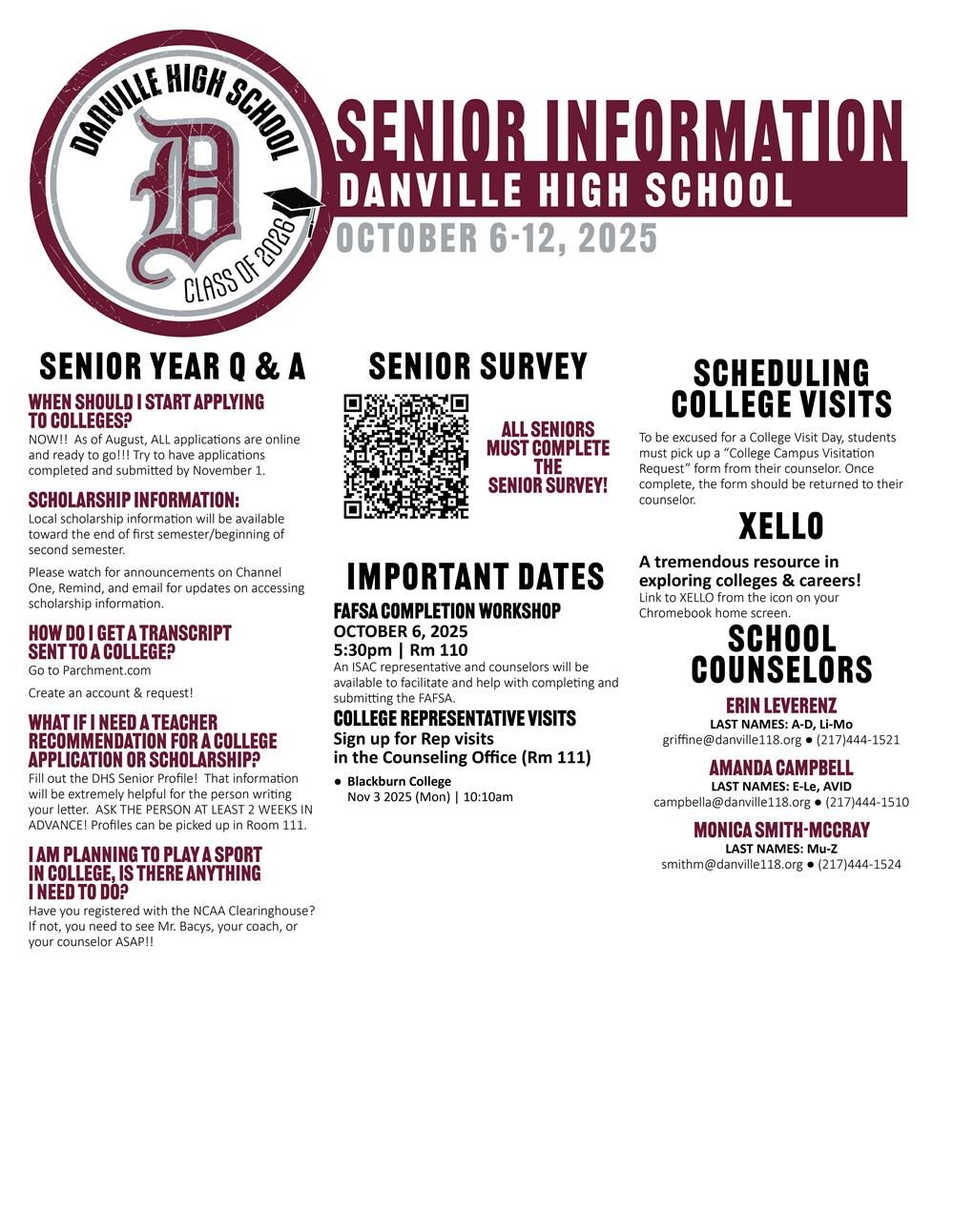  Counselor Info